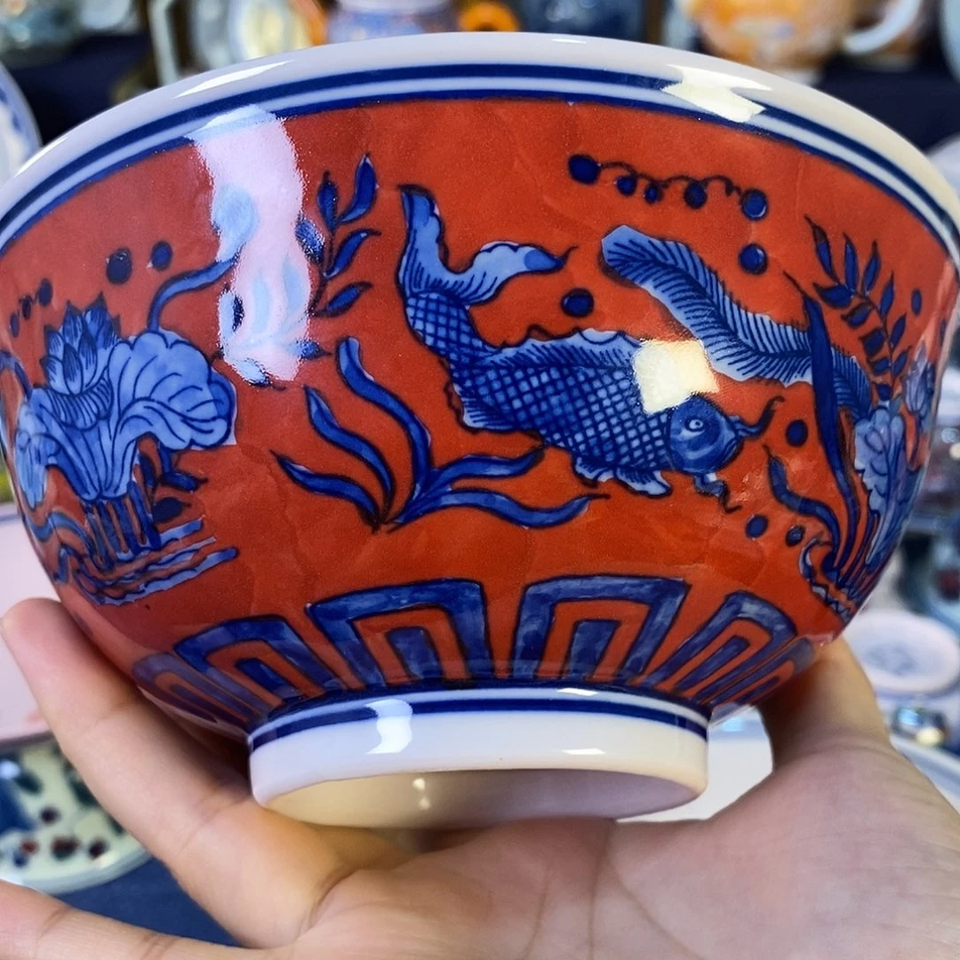 瓷片景德镇陶瓷面碗1个