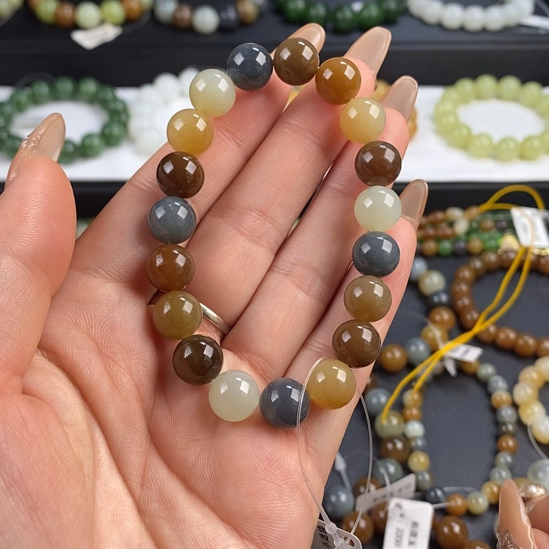 和田玉手串未镶嵌