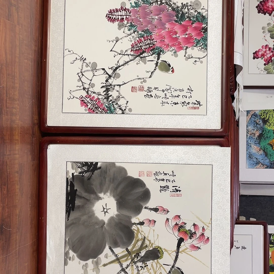 国画带框尺寸63*63厘米