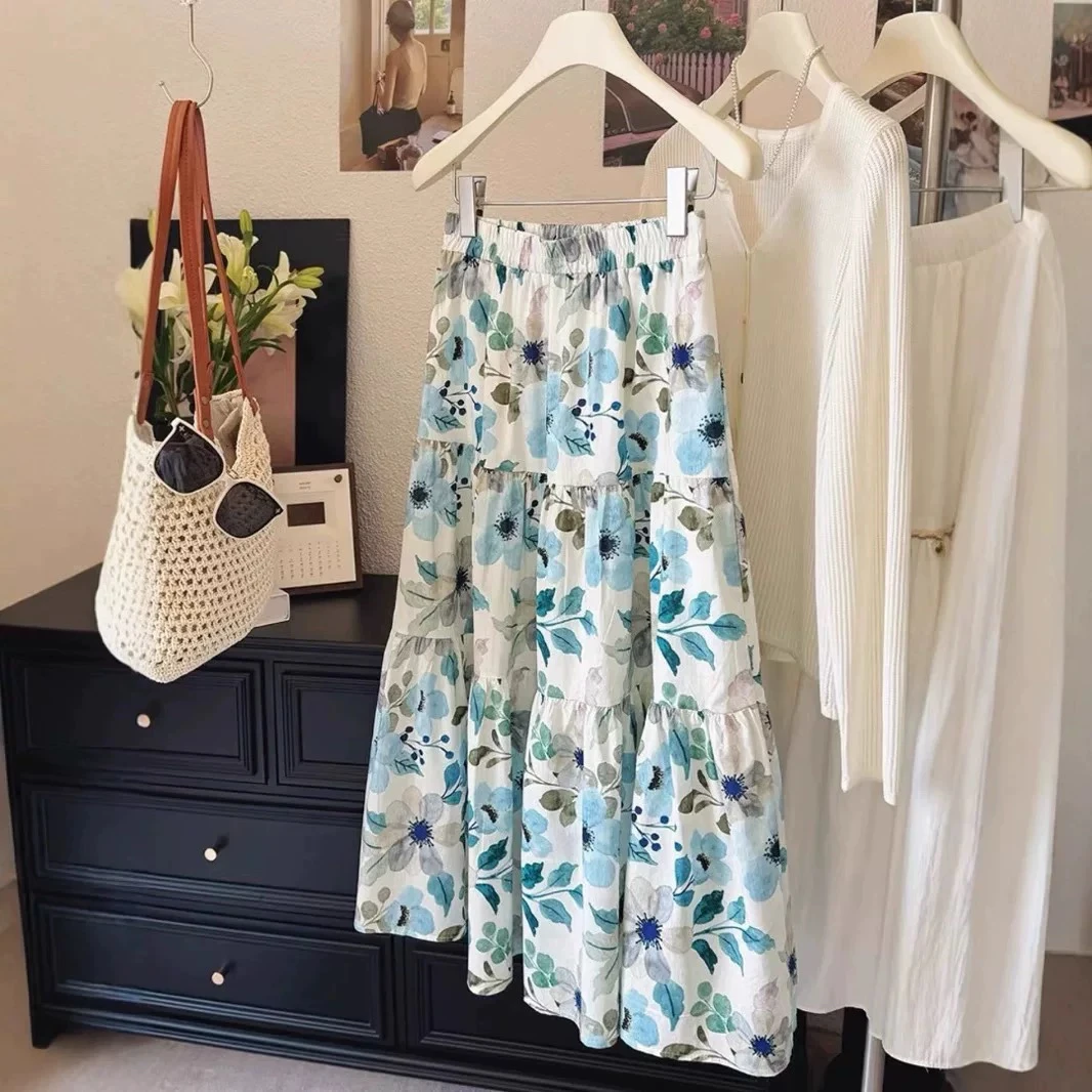 300显瘦中长款半身裙看直播下单