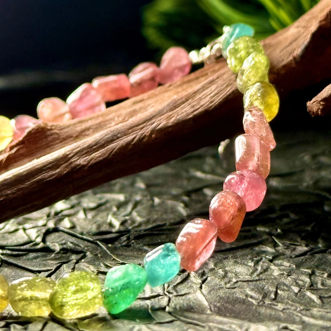 【愿望之石】碧玺随形手链s925-多样性发其一-ls45-752