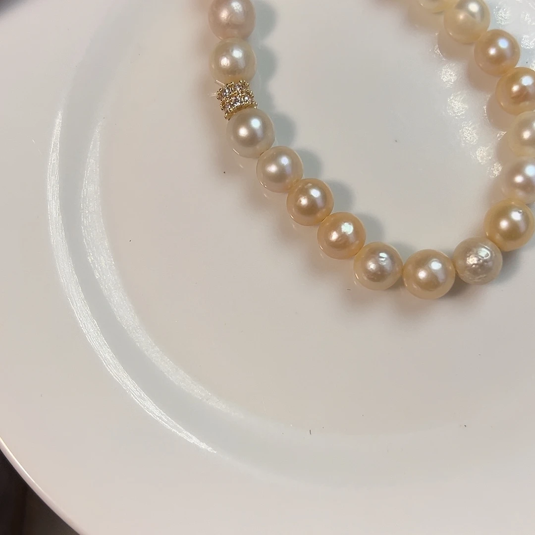 银S925镶嵌淡水珍珠设计款淡水珍珠