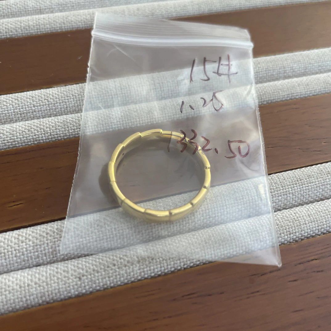 克重1.25 15号 蛇戒戒指 足金999