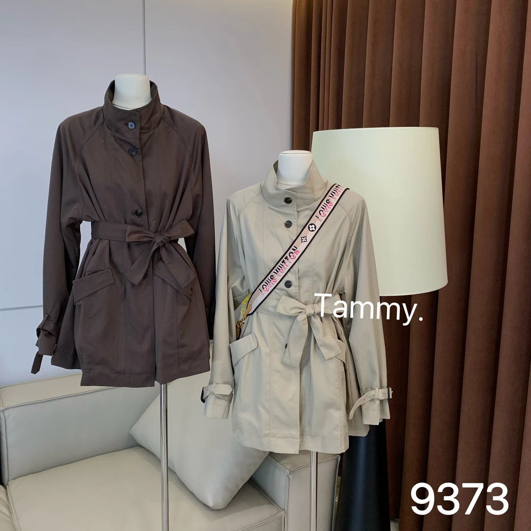 Tammy百搭慵懒感中长款风衣(配腰带)女秋季韩系宽松高级感外套