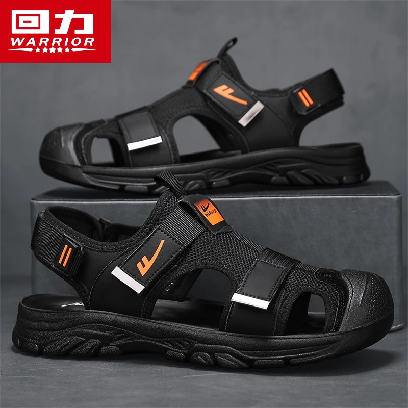 回力男鞋秋季沙滩溯溪防滑运动凉鞋户外穿徒步开车包头速干凉拖鞋