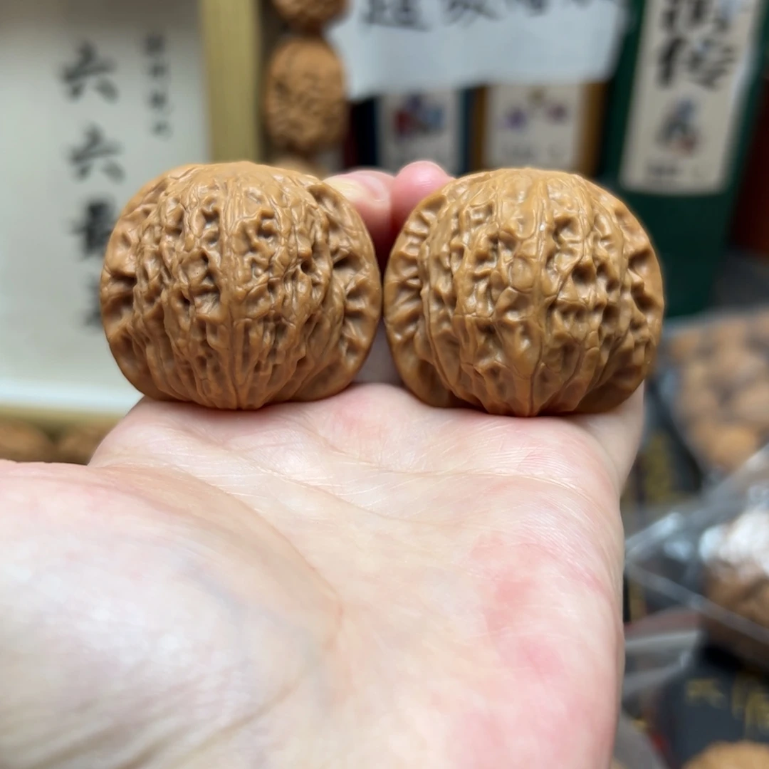 文玩核桃把件40铁锤全品