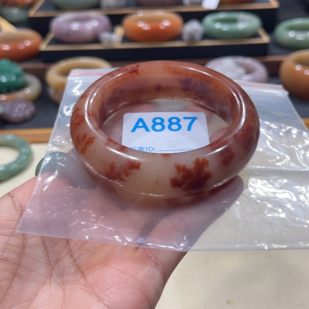 未镶嵌手镯石英岩玉原*清