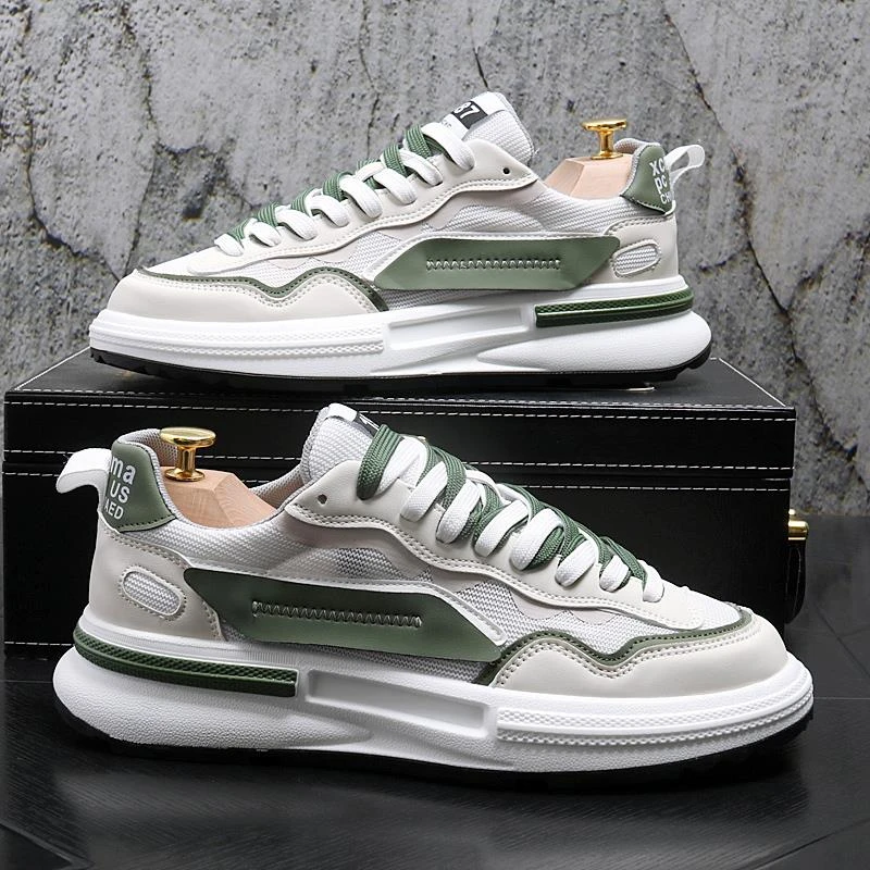 欧洲站潮牌男鞋老爹鞋夏季透气时尚阿甘鞋百搭潮流低帮运动休闲鞋