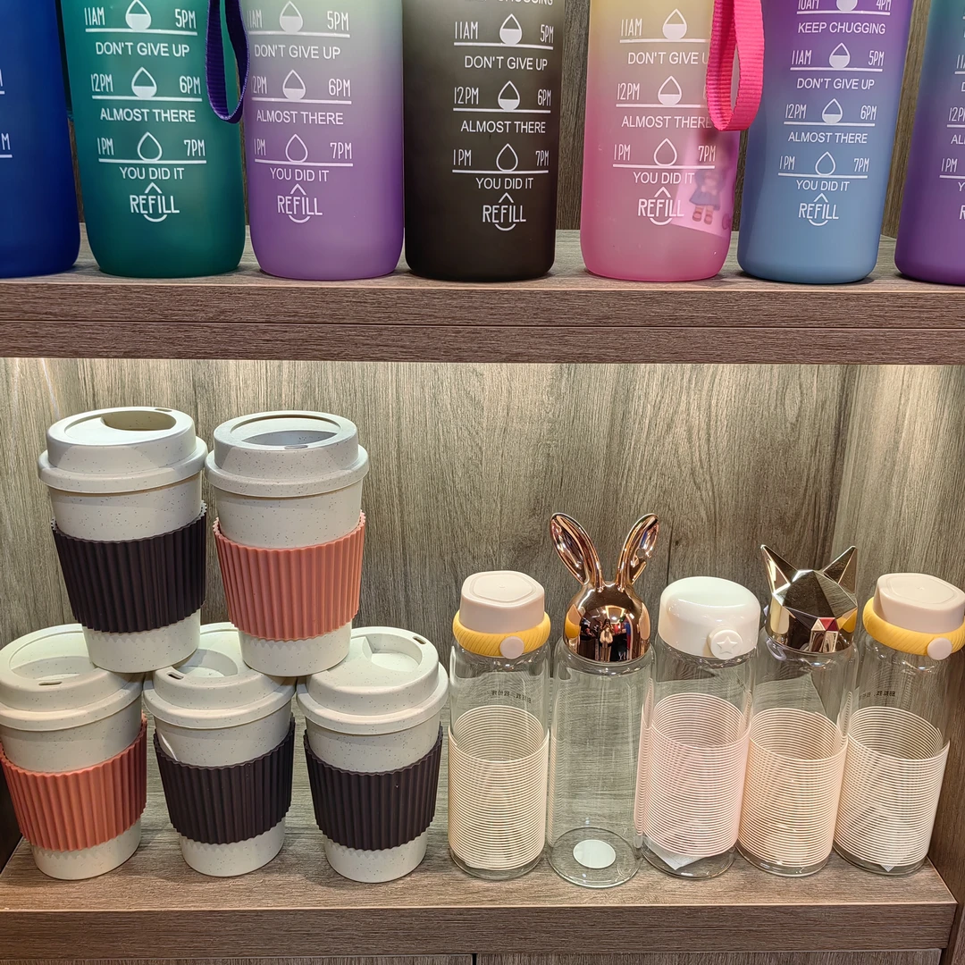 保温杯吸管杯奶茶杯玻璃杯运动水杯【只发新疆】