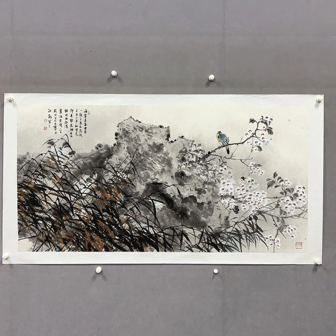 国画亲笔手绘放心去藏