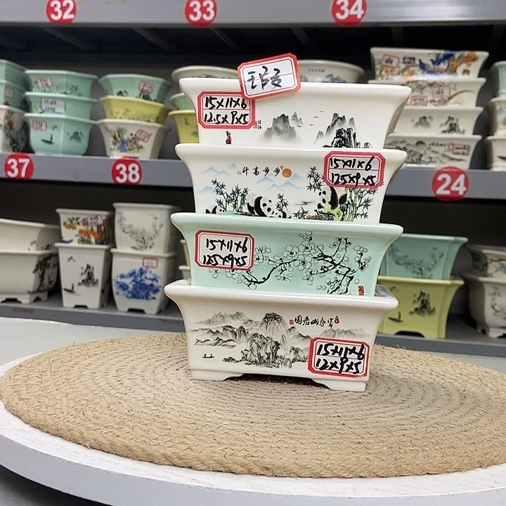 紫砂紫砂花盆10010