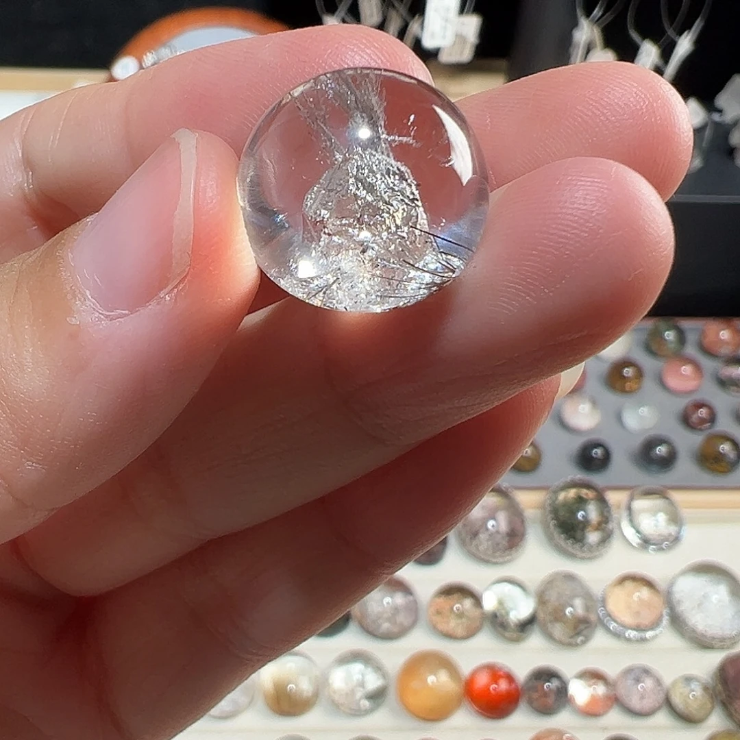 ゛***c银S925镶嵌珠宝半成品水晶定制款不退换（魔盒）