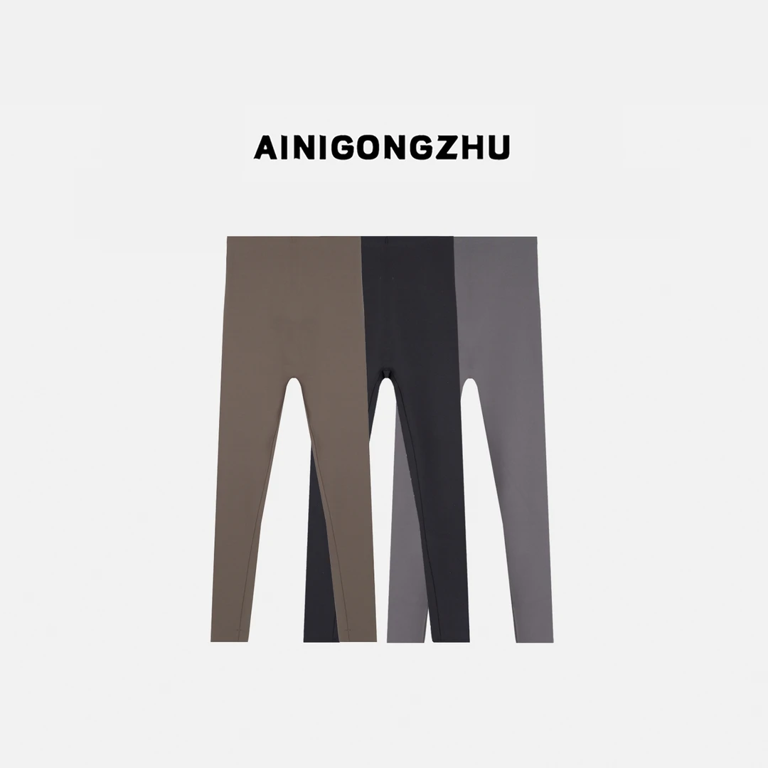 AINIGONGZHU/艾妮公主2025秋冬新款女装运动休闲修身打底裤S25613