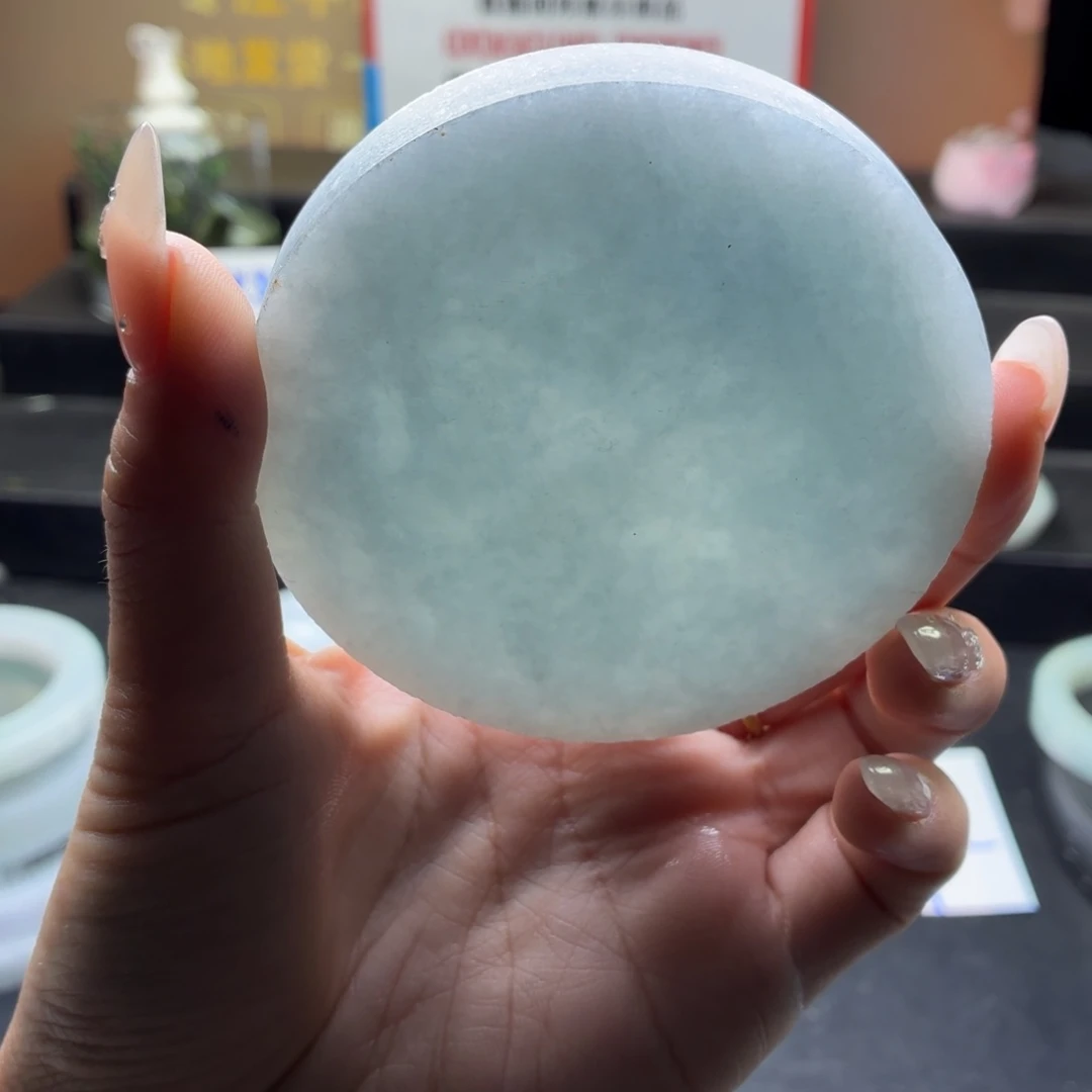 薄***荷定制翡翠未镶嵌翡翠