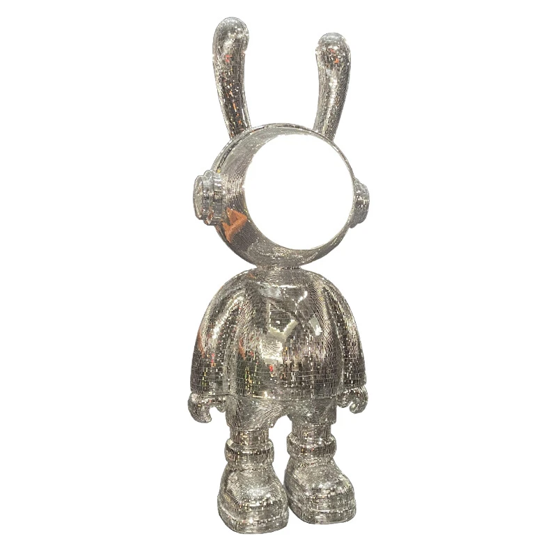 30cm新米奇米妮摆件店招太空网红店铺酒吧ktv美容店大厅落地装饰