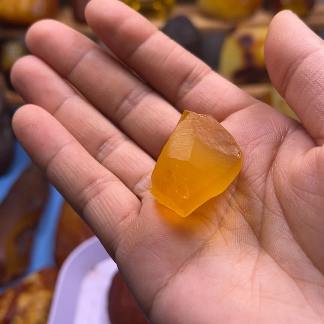 定制琥珀未镶嵌琥珀蜜蜡原石定制