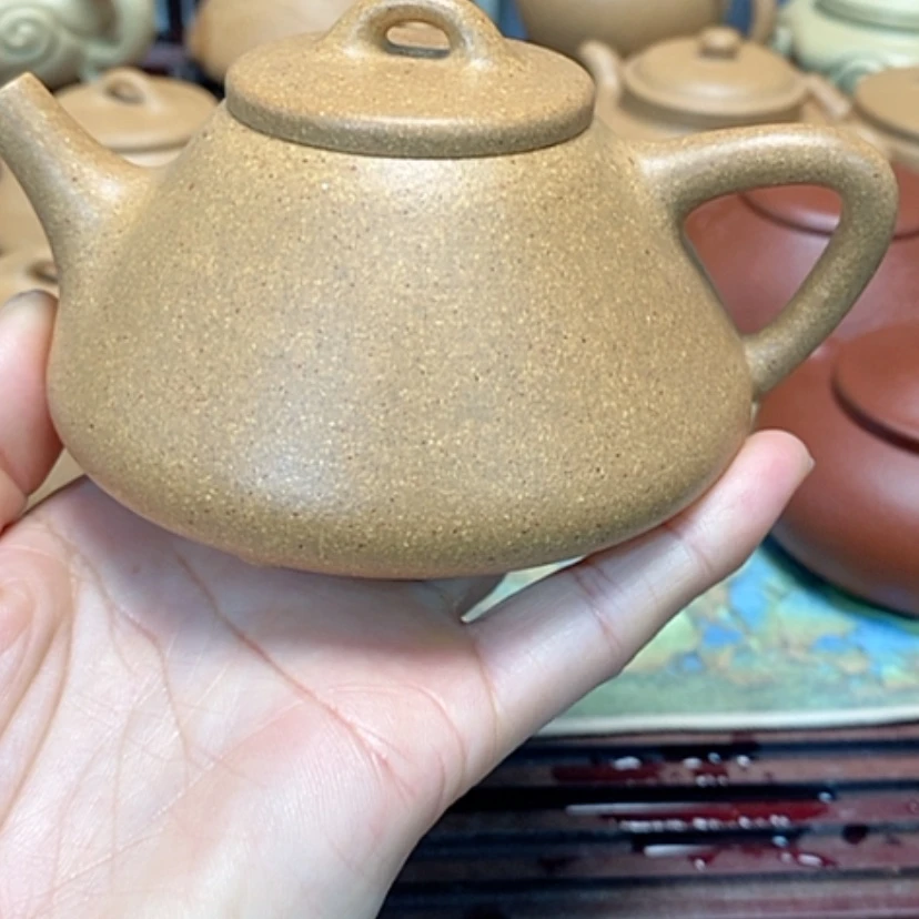 【闪购商品】紫砂茶壶黄金段半手工200毫升