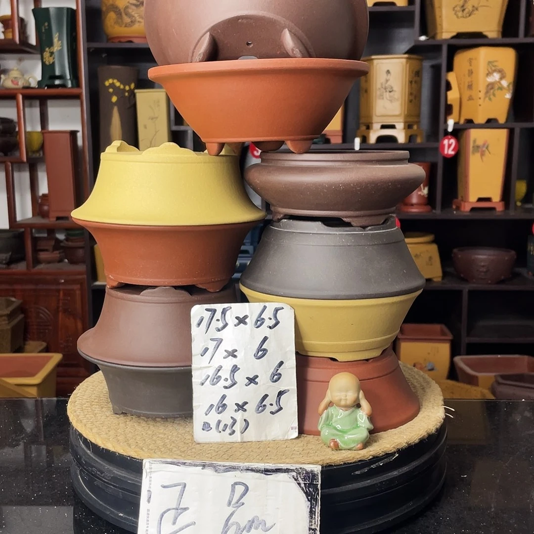 紫砂D-婉秋紫砂花盆