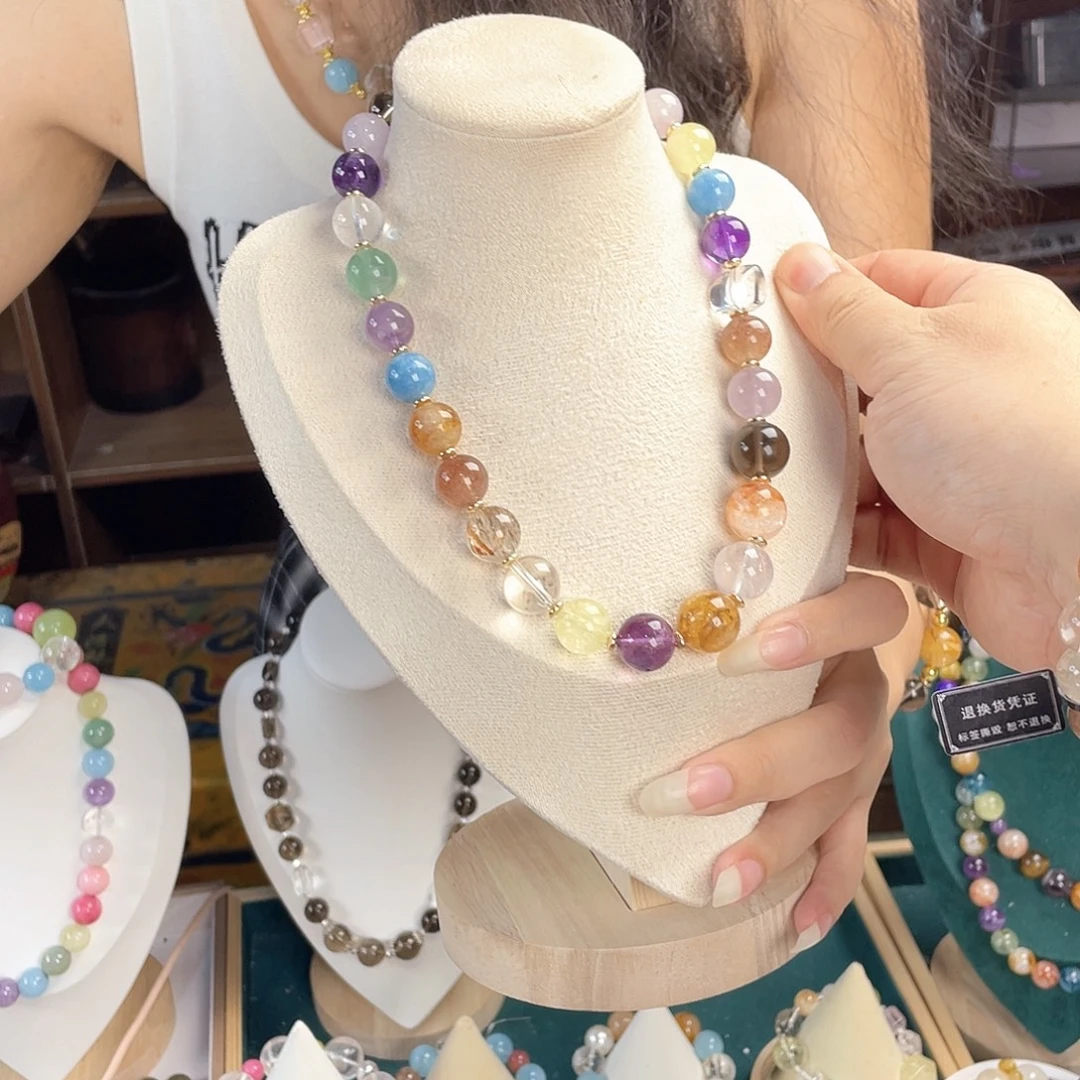 银S925镀金镶嵌手链水晶