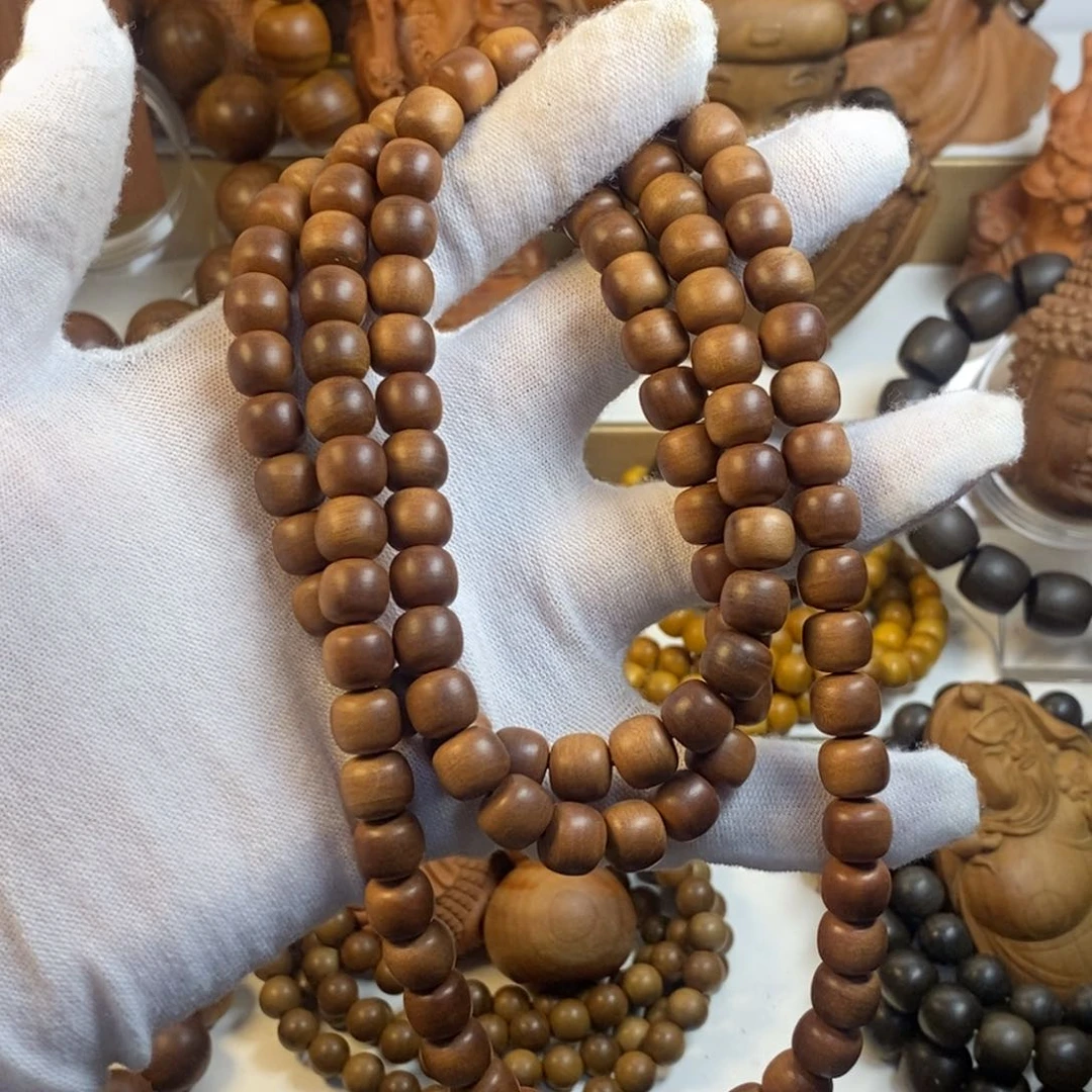 檀香木手串/手链老山檀8 9红肉焦糖