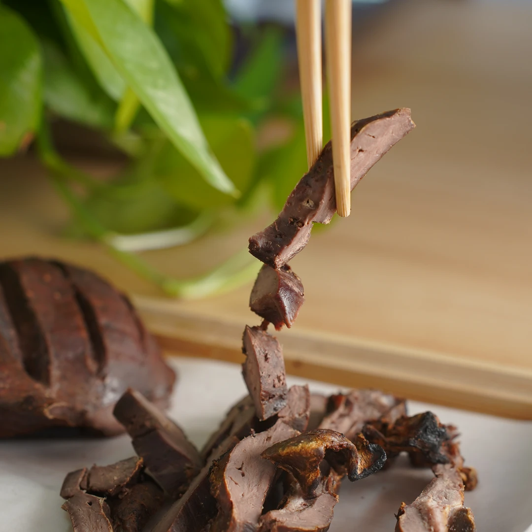 炭烤猪心鲜嫩碳烤现烤现发熟食下酒菜焦脆顺丰包邮即食