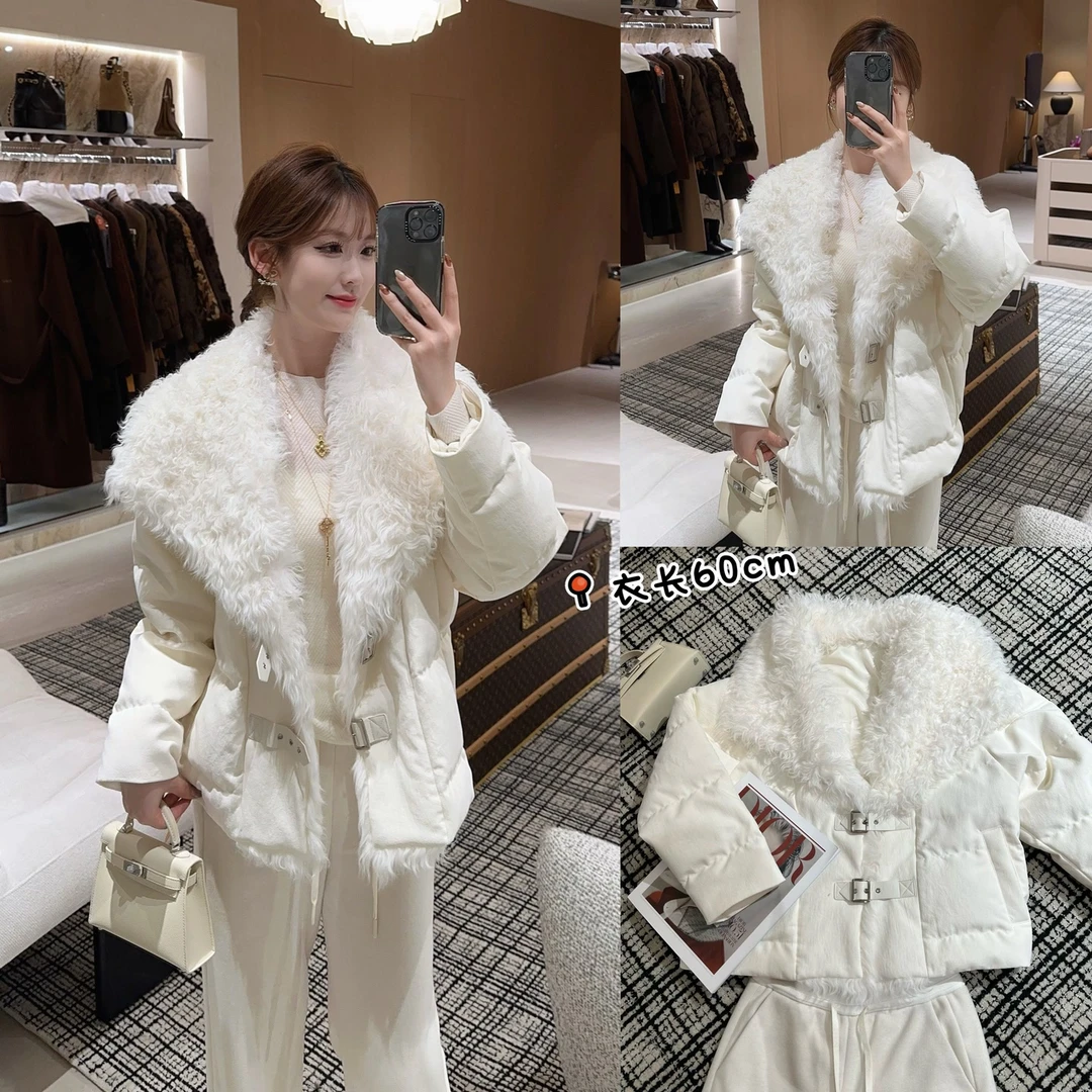 【YOUTH FILM】翻领~羊毛鹅绒服25928