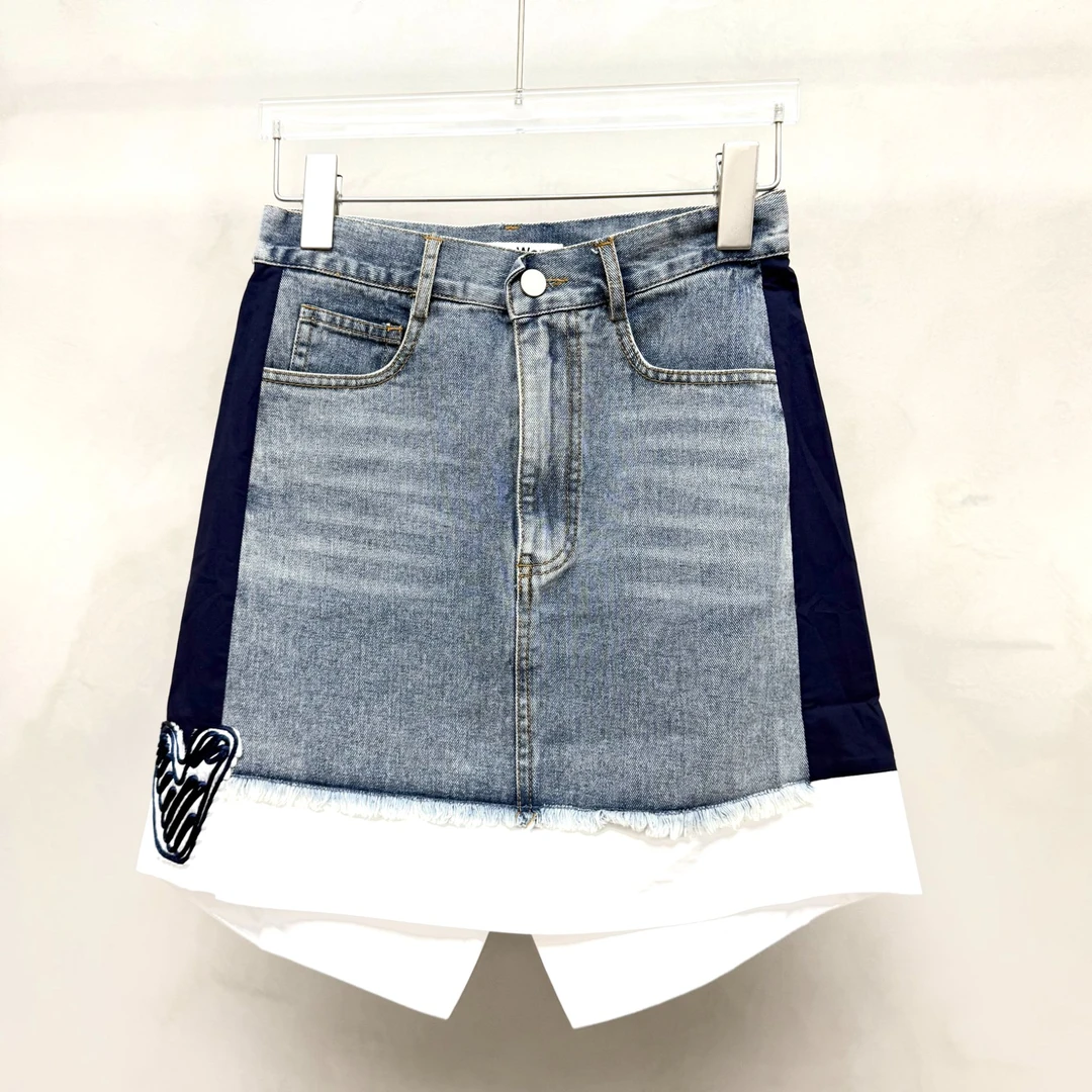 AN9.Studio︱新小众设计师款拼接牛仔裙A159