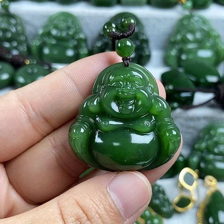 和田玉（碧玉）未镶嵌颈饰35