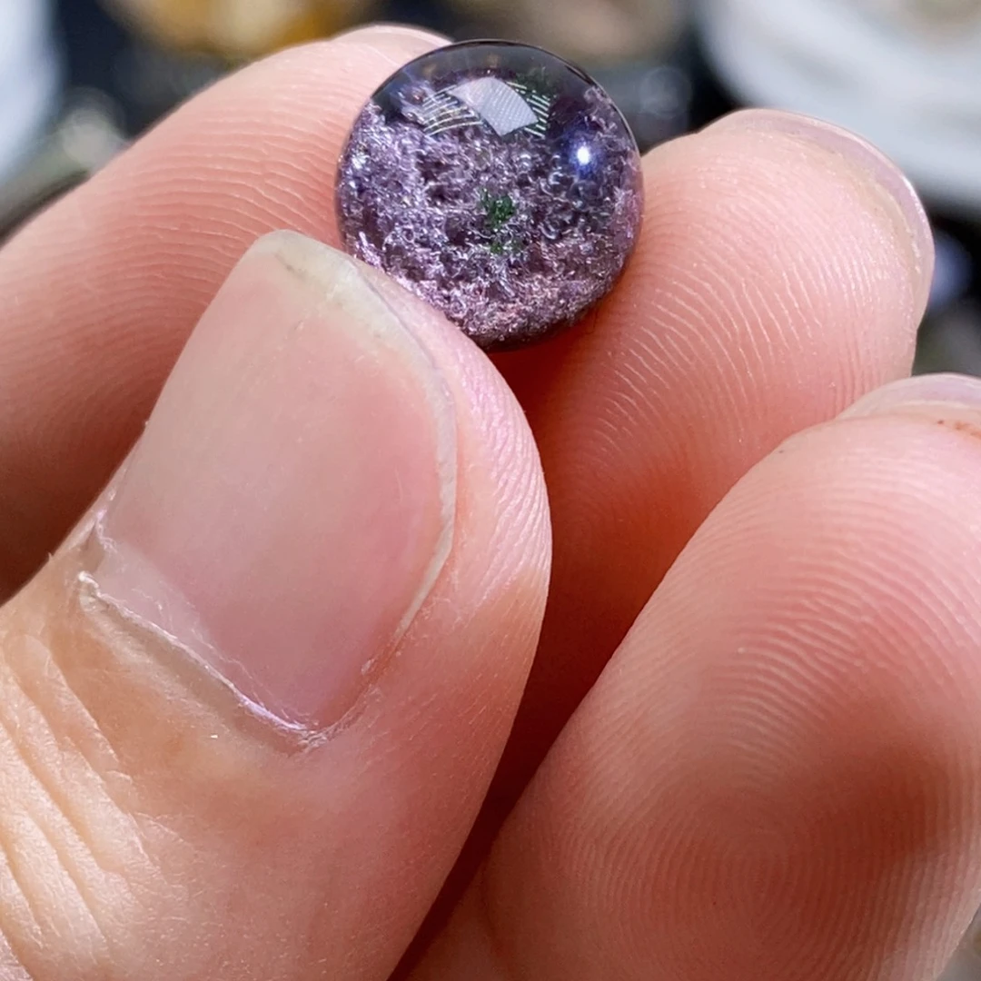 水晶颈饰未镶嵌米****颖圆球