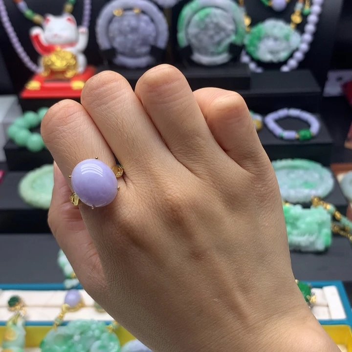 翡翠戒指未镶嵌翡翠戒指