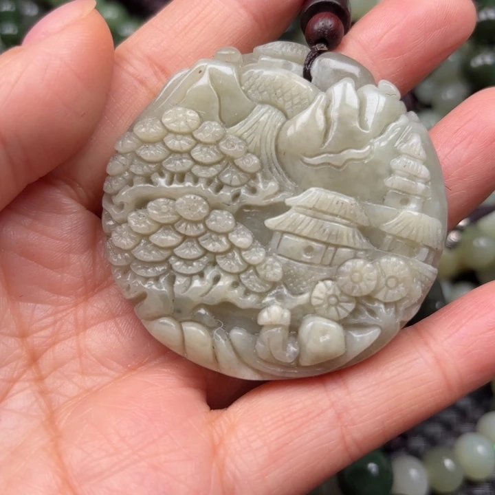 和田玉颈饰未镶嵌