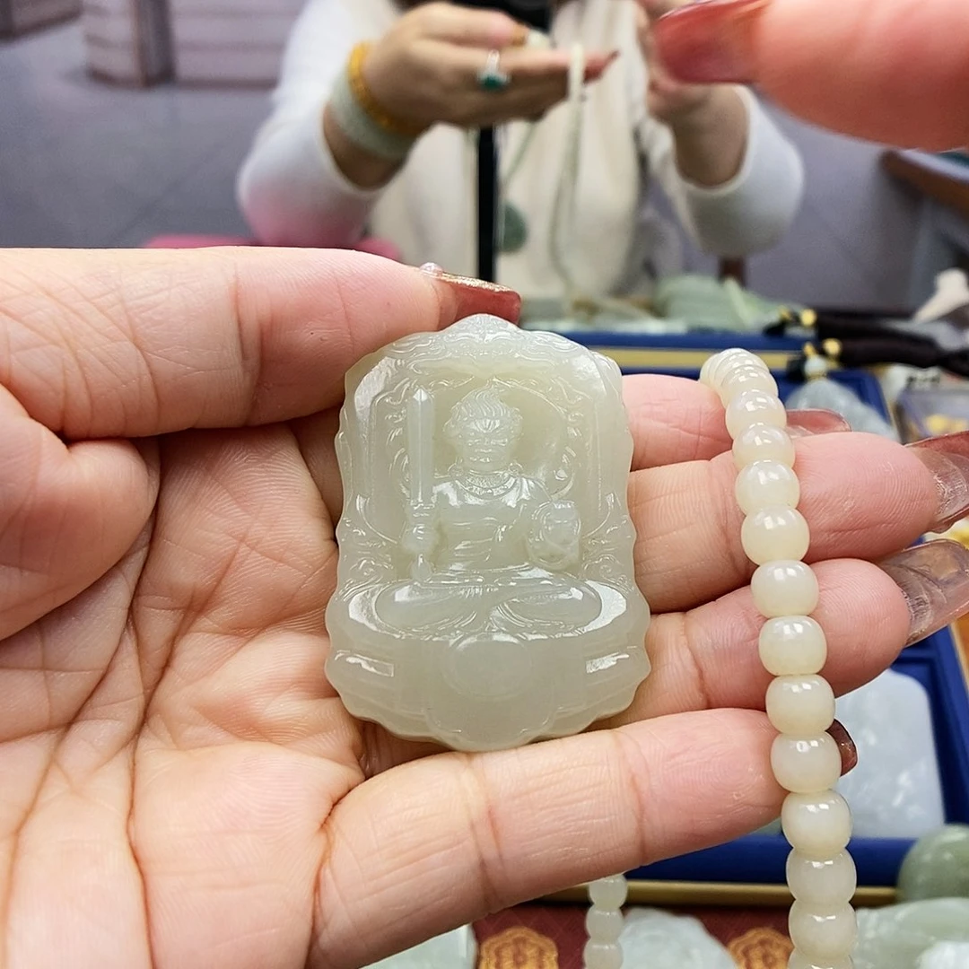 【闪购商品】和田玉颈饰未镶嵌风**儿