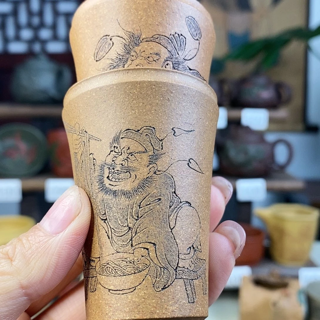 紫砂茶杯懂***寶紫砂茶具