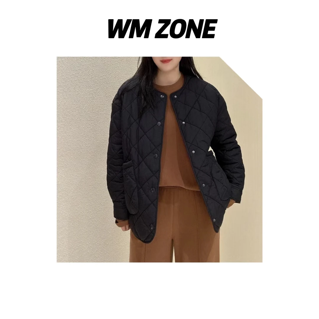 虎儿 3-2641 新雪丽棉双口袋单排扣保暖棉服