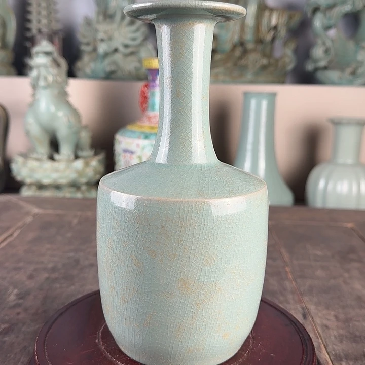 汝窑盘口瓶品相完美