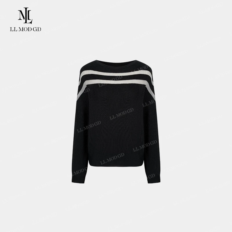 LL·MOD·GD【苏苏】丝丝格调 轻奢香风设计一字领上衣YL-260344