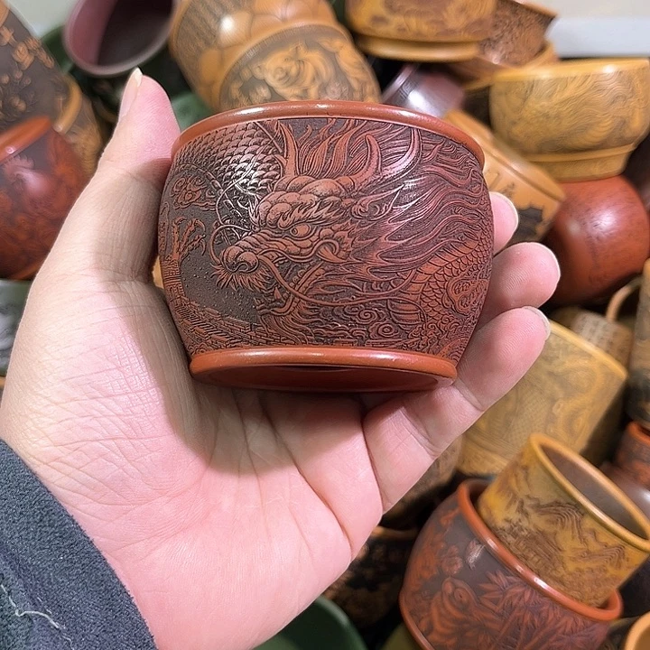 茶杯紫砂全手工紫砂主人杯