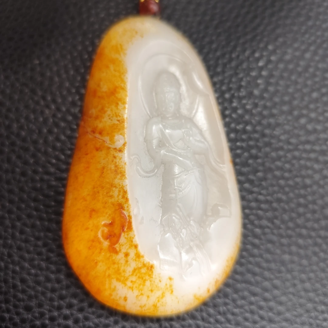 和田玉玉石挂件 L1206拍一发一