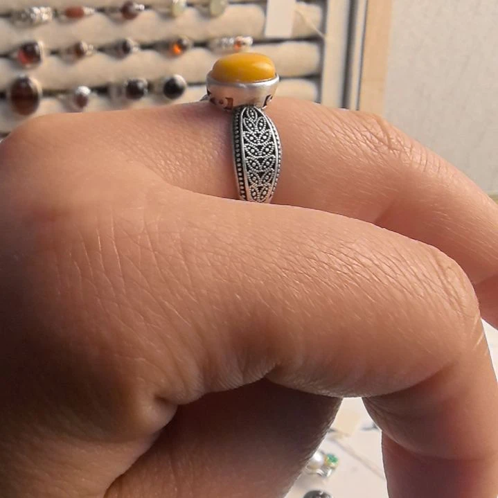 和田玉（糖玉）未镶嵌戒指