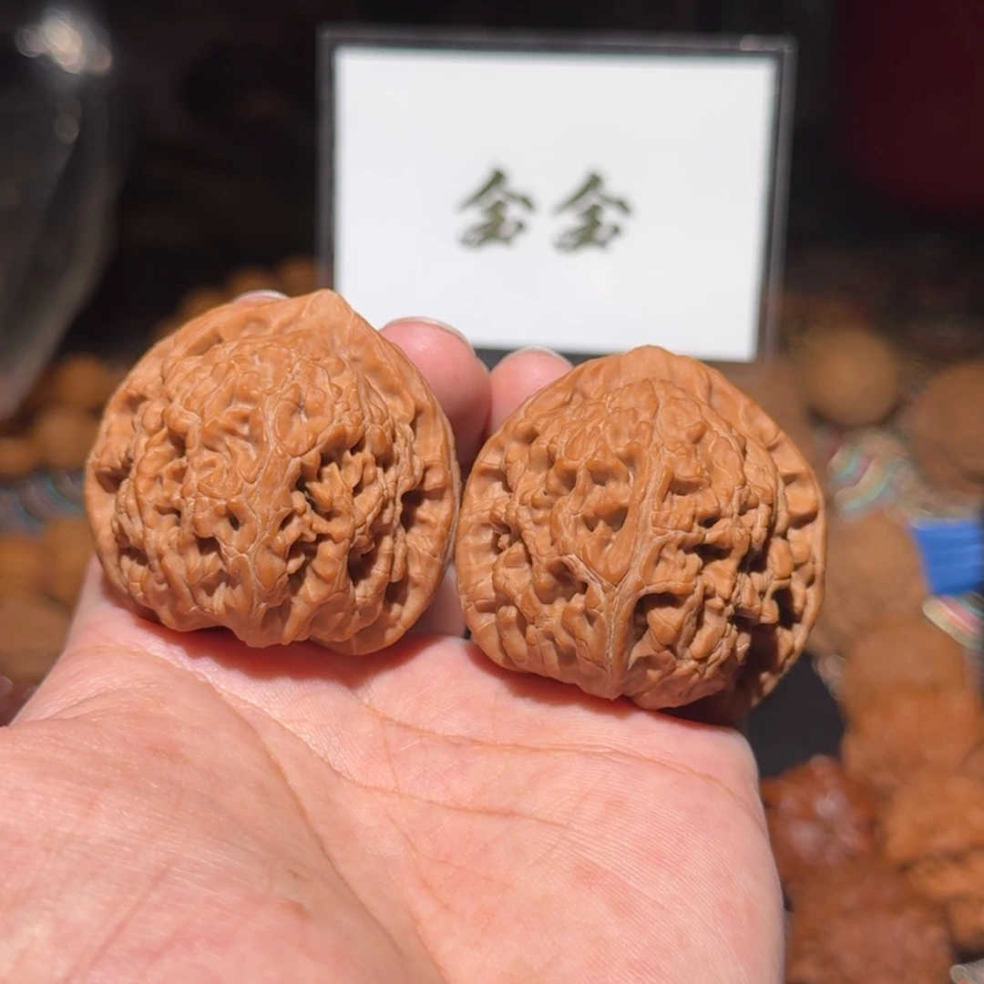 把件核桃654水龙纹，尺寸44