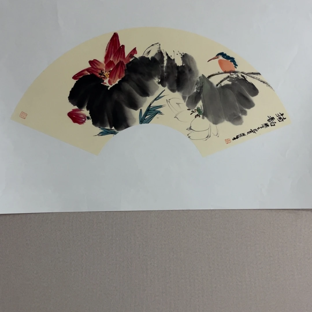 国画艺术家真人手绘