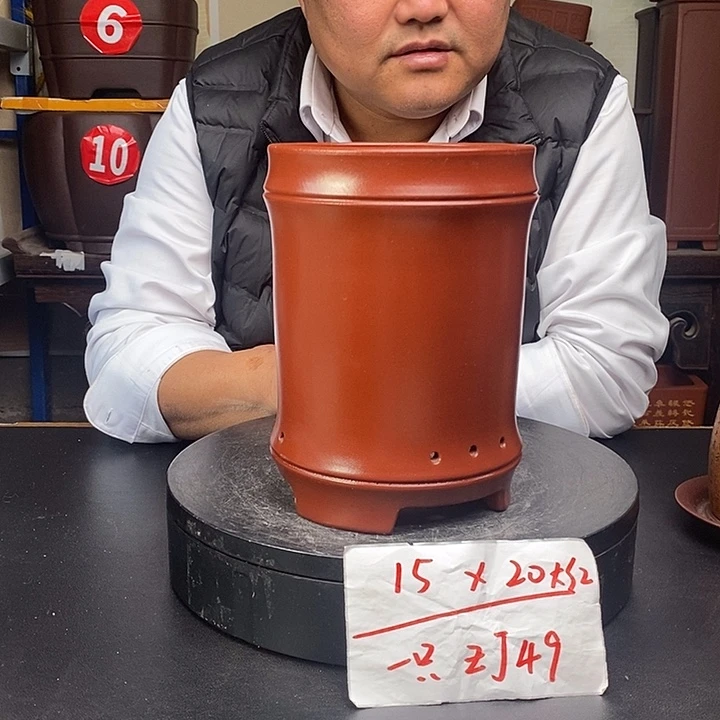 花盆紫砂货号一只ZJ49