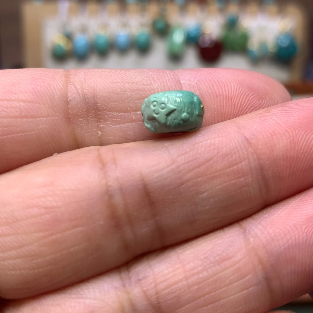 绿松石未镶嵌配饰10/6mm