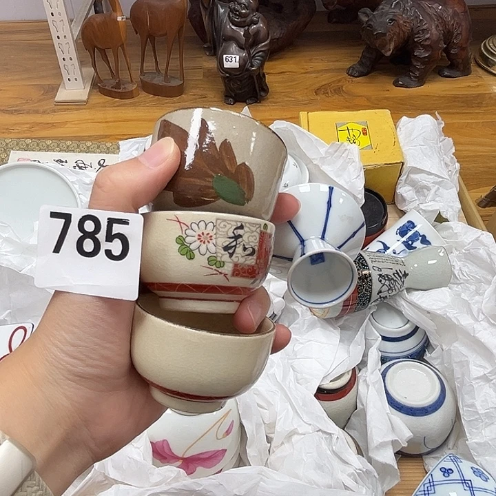 瓷片呀工艺品摆件瓷器摆件正能量