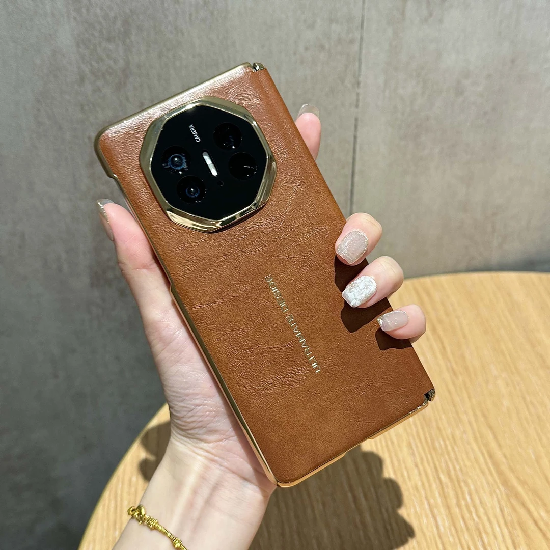 奢华油蜡皮适用华为Matex5秒变XT手机壳新款Matex3折叠屏壳保护套