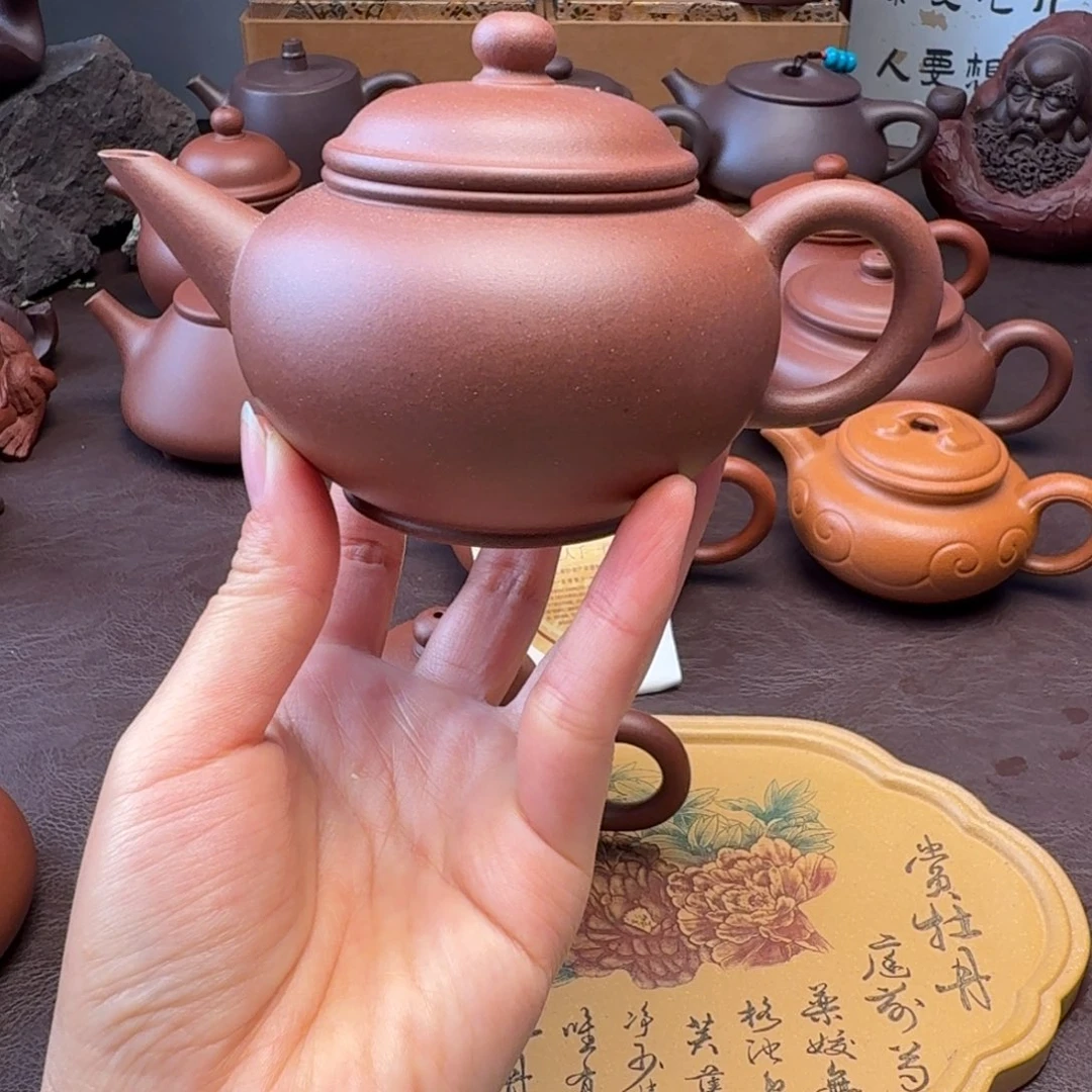 岳***店紫砂茶壶特练紫泥水平  200