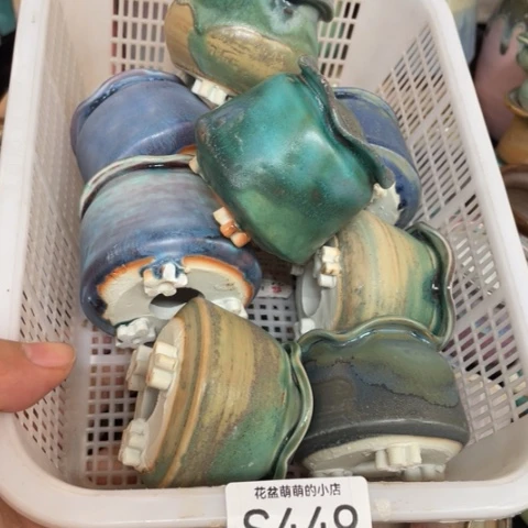 紫砂花盆微瑕449口径3.5到4