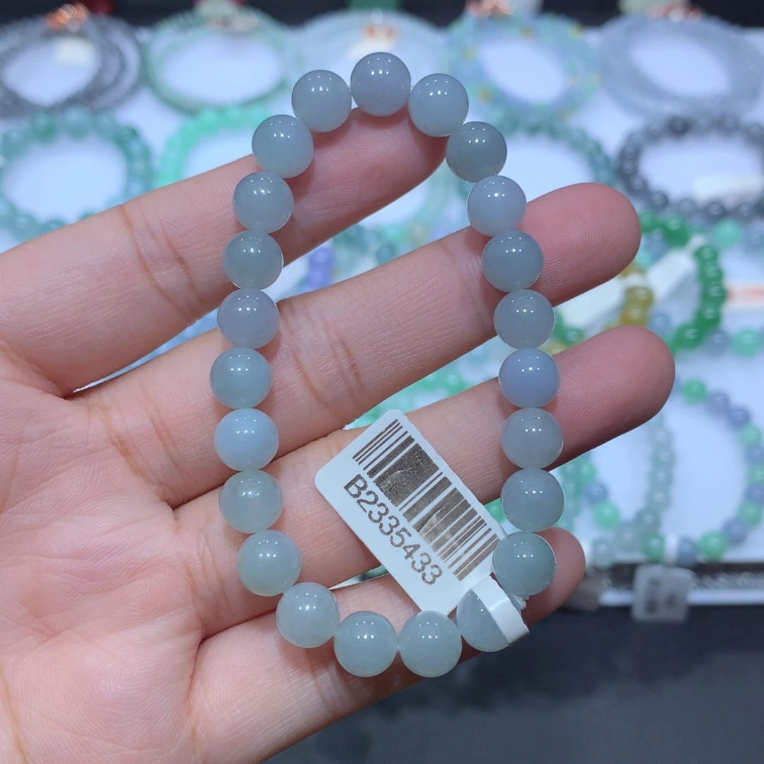 未镶嵌手串翡翠天然