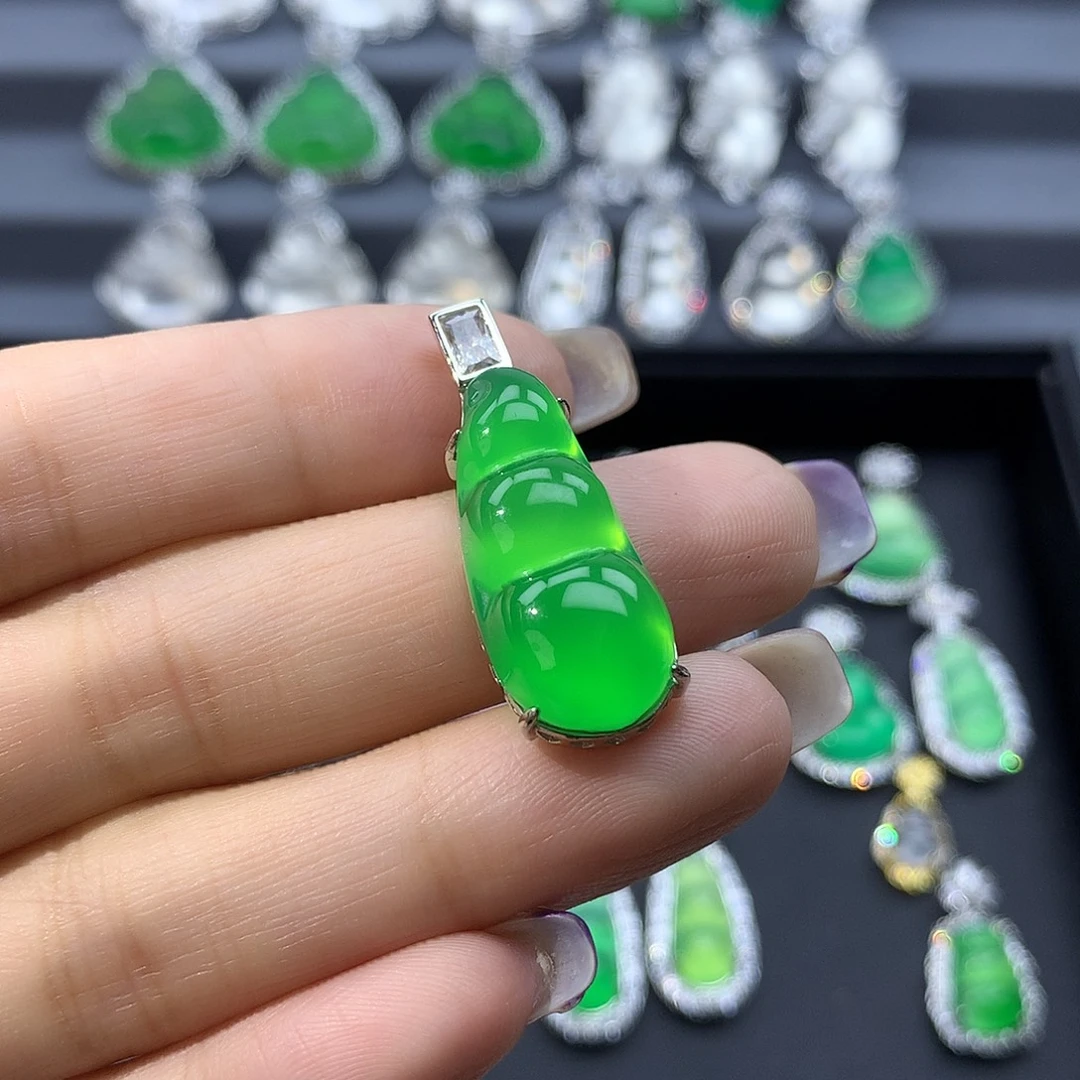 银S925镶嵌颈饰玛瑙/玉髓