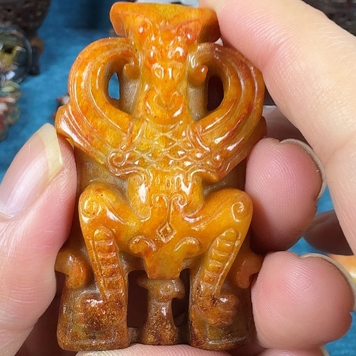 和田玉（糖玉）未镶嵌挂件
